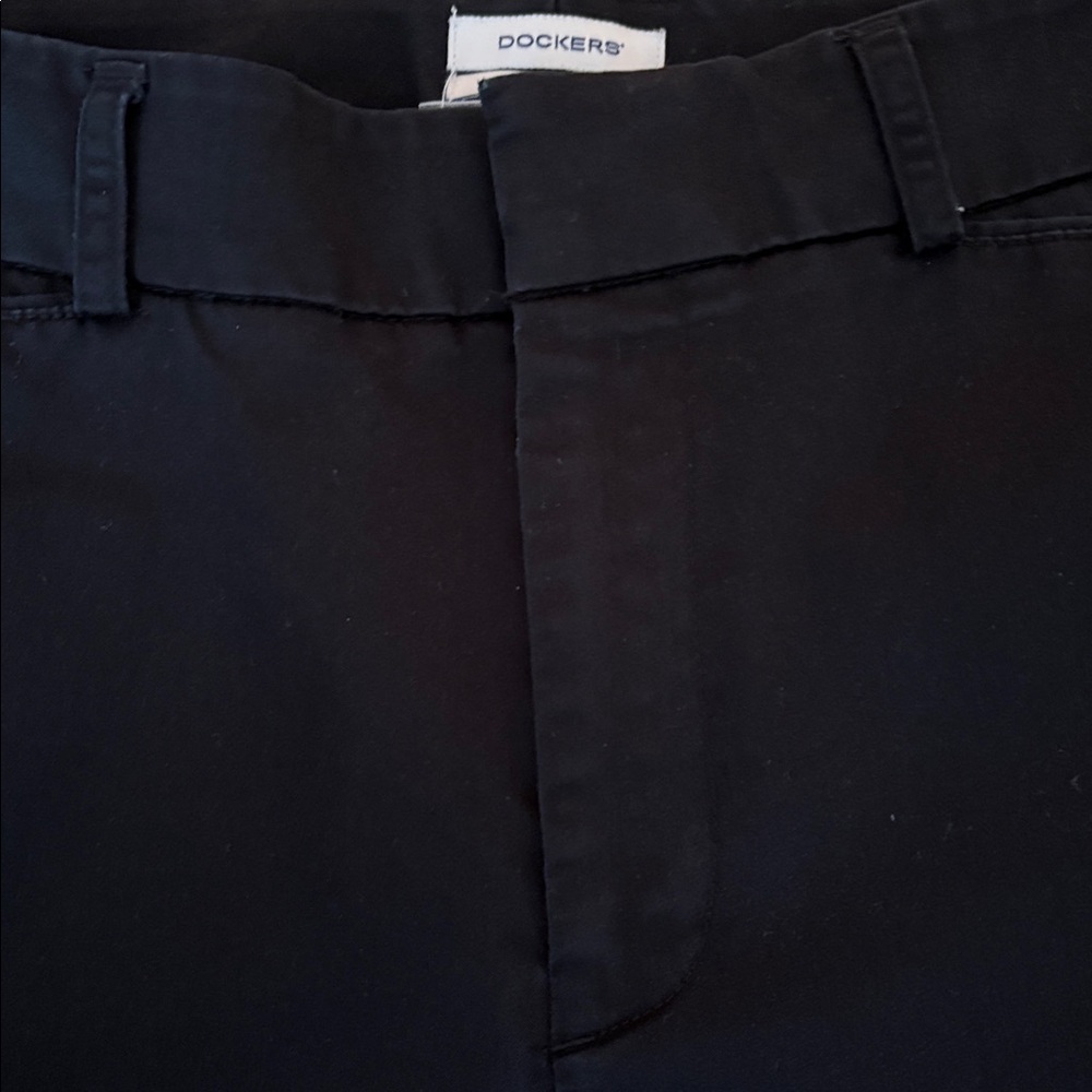 Black Dockers capris pants size 12 - Picture 8 of 13